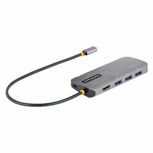 StarTech.com Docking Station - for Workstation - 100 W Power Supply - USB Type C - 1 Displays Supported - 4K, 2K - 3840 x 