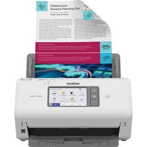 Brother 4700W Sheetfed Scanner - 600 dpi Optical - 24-bit Color - 8-bit Grayscale - 40 ppm (Mono) - 40 ppm (Color) - Duple