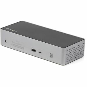 StarTech.com USB 3.1 Type C Docking Station for Notebook, Monitor, Headset, Workstation - 100 W Power Supply - Black, Spac