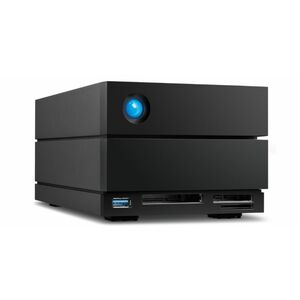 Système de stockage DAS LaCie 2big Dock - 2 x Total de compartiments - 16 To HDD Bureau - 16 To Capacité du Disque Dur (HD