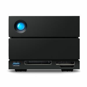 Système de stockage DAS LaCie 2big Dock - 2 x Total de compartiments - 20 To HDD - 20 To Capacité du Disque Dur (HDD) Inst