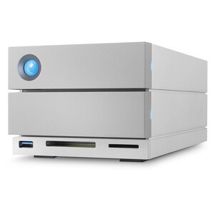 ""Système de stockage DAS Seagate 2big Dock - 2 x Total de compartiments - 28 To HDD - 28 To Capacité du Disque Dur (HDD) 