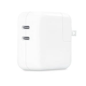 Apple 35 W AC适配器 - Space- 用于 iPhone, iPad, iPad mini, iPad Pro, iPad Air, MacBook, MacBook Air