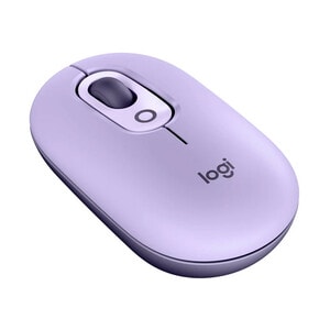 Logitech POP Mouse 鼠标 - 蓝牙 - USB - 光学 - 2 可编程按钮 - 紫 - 无线 - 4000 dpi - 滚轮
