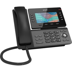 Snom D862 IP-Telefon - Schnurgebunden - Schnurgebunden - Wandmontierbar, Desktop - Rotguss-Schwarz - VoIP - 2 x Netzwerk (