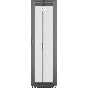VERTIV VR 42U Gabinete de rack para Servidor, Painel de ligação, Interruptor LAN - 600 mm Largura de rack x 1215 mm Profun