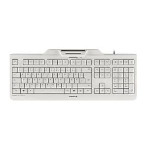 CHERRY KC 1000 SC Keyboard - Cable Connectivity - USB Interface - Switzerland - QWERTZ Layout - Pale Gray - Mechanical Key