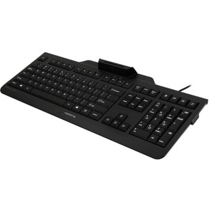 CHERRY KC 1000 SC Keyboard - Cable Connectivity - USB Interface - Czech - Black