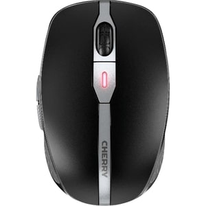 CHERRY MW 9100 Mouse - Bluetooth/Radio Frequency - USB - 6 Button(s) - Black - 1 - Wireless - 2.48 GHz - Rechargeable - 24
