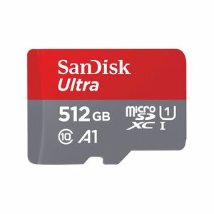SanDisk Ultra 512 GB Class 10/UHS-I microSDXC - 80 MB/s Read - 7 Year Warranty