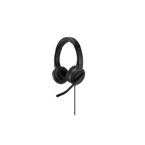 Casque Kensington H1000 - Filaire - Design Supra-auriculaire, Sur tête - Stéréo - Couleur Noir - Binaural - Contour d'Orei