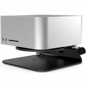 Compulocks Mac Studio Security Stand Black - Improves ventilation for your Mac Studio, Fits perfectly in workspaces, Easil