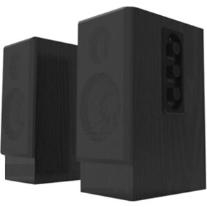 ITB - Casse acustiche preamplificate 30W in legno nero