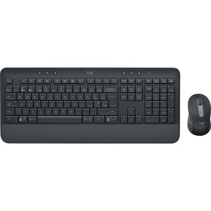 Logitech Signature MK650 Keyboard & Mouse - English (UK) - USB Plunger Wireless Bluetooth/RF Keyboard - 118 Key - Keyboard
