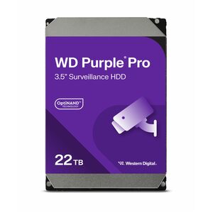Disque dur WD Purple Pro WD221PURP - 3.5" Interne - 22 To - Enregistrement magnétique conventionnel (CMR) Methode - SATA (