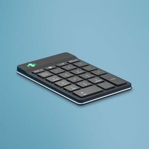 R-Go Keypad - Wireless Connectivity - USB Type C Interface - Black - Scissors Keyswitch - Bluetooth - 5 - 10 m - 2.40 GHz 