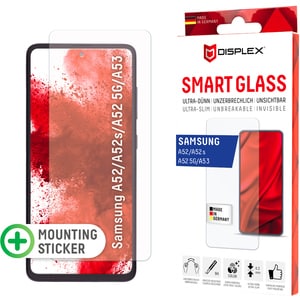 Displex Smart Glass 9H Tempered Glass, Plastic Film Screen Protector - 1 - For LCD Smartphone - Break Resistant, Fingerpri