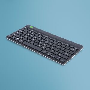R-Go Compact Break ergonomic keyboard, QWERTY (US) - bluetooth, black