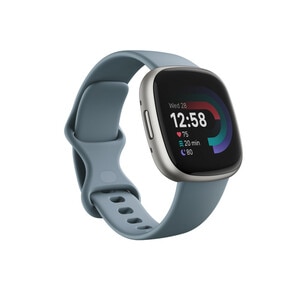 Fitbit Versa 4 FB523 Smart Watch - Heart Rate Monitor, Pulse Oximeter Sensor - Phone, Text Messaging, Sleep Monitor, Smart