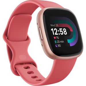 Fitbit Versa 4 FB523 Smart Watch - Heart Rate Monitor, Pulse Oximeter Sensor - Phone, Text Messaging, Sleep Monitor, Smart