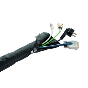 HAGOR Tasche Kabel - Schwarz - Polyester-Elastik Körper - 1000 mm Höhe x 30 mm Durchmesser