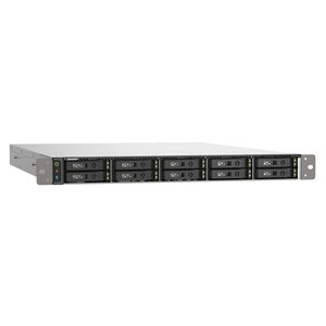 QNAP TS-H1090FU-7302P-128G 10 x Total Bays SAN/NAS Storage System - 5 GB Flash Memory Capacity - AMD EPYC 7302P Hexadeca-c