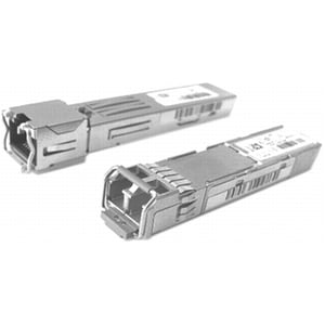 Cisco SFP (mini-GBIC) - 1 x RJ-45 1000Base-T LAN - 1 - For Data Networking - Twisted PairGigabit Ethernet - 1000Base-T
