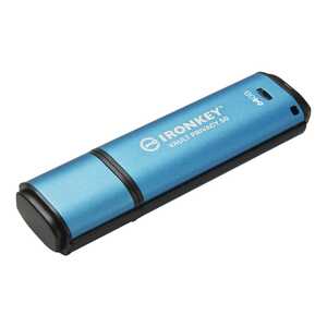 IronKey Vault Privacy 50 Series 64GB USB 3.2 (Gen 1) Type A Flash Drive - 64 GB - USB 3.2 (Gen 1) Type A - 250 MB/s Read S