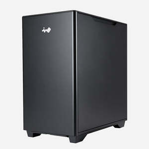 In Win IW-CS-A5BLK-1AM120S Computer Case - Micro ATX, Mini ITX, EATX, ATX Motherboard Supported - Mid-tower - Tempered Gla