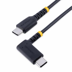 Câble de Charge USB C de 15cm - Cordon USB-C, 60W PD 3A - Chargeur Rapide USB C Coudé - Fibre Aramide - Câble USB 2.0 Type