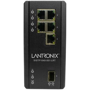 Lantronix Unmanaged Hardened Gigabit Ethernet PoE++ Switch - 5 Ports - Gigabit Ethernet - 10/100/1000Base-T, 100/1000Base-