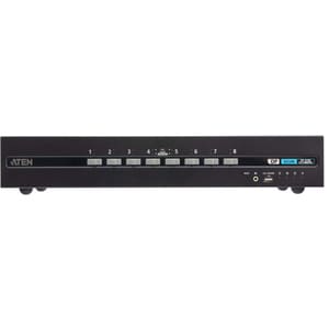 ATEN Secure CS1148DP4C KVM Switchbox - 8 Computer(s) - 1 Local User(s) - 3840 x 2160 - 50 Hz, 60 Hz - 19 x USB - 18 x Disp