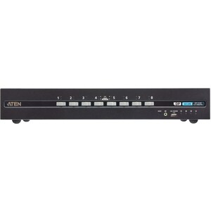 ATEN Secure CS1188DP4C KVM Switchbox - 8 Computer(s) - 1 Local User(s) - 3840 x 2160 - 50 Hz, 60 Hz - 19 x USB - 9 x Displ