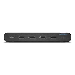 Belkin Secure F1DN104KVM-UN-4 KVM-Switchbox - TAA-konform - 4 Computer - 1 Lokaler Benutzer(n) - 3840 x 2160 - 4 x PS/2-Po