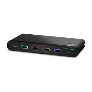 Belkin Secure F1DN104KVM-UNN4 KVM-Switchbox - TAA-konform - 4 Computer - 1 Lokaler Benutzer(n) - 3840 x 2160 - 4 x PS/2-Po