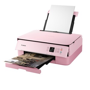 Canon PIXMA TS5370A Wireless Inkjet Multifunction Printer - Colour - Pink - Copier/Printer/Scanner - 4800 x 1200 dpi Print