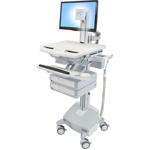 Ergotron StyleView Medizinische Warenkorb - TAA-konform - 2 Schubfach - Drücken/Ziehen Griff - 15,88 kg Belastbarkeit - 4 