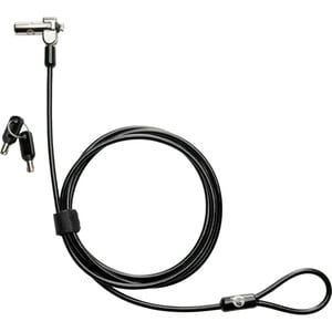 HP Essential Cable Lock For Notebook - 1.83 m Cable - 4-digit - Combination Lock - Vinyl, Galvanized Steel - For Notebook