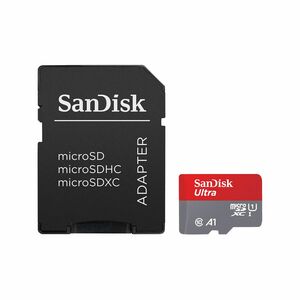 ""Carte SDXC SanDisk Ultra - 128 Go - Classe 10/UHS-I - 80 Mo/s en Lecture""