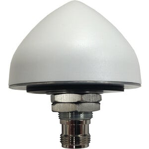 Microchip Antenna for GPS, GLONASS - White - 1575 MHz to 1606 MHz - 40 dB - Pole - BNC Connector