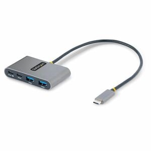 StarTech.com 4-Port USB-C Hub with 100W Power Delivery Pass-Through, 2x USB-A + 2x USB-C, 5Gbps, 1ft/30cm Long Cable, Port