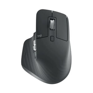 Logitech MX MASTER 3S Full-size Mouse - Bluetooth - USB Type A - Darkfield - 7 Button(s) - Graphite - Wireless - Rechargea