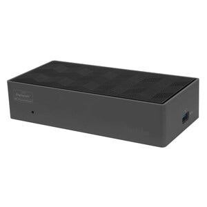 Targus DOCK190 C型 USB 扩展插口 用于 智能电话, 扬声器, 麦克风, 耳机, 笔记本电脑, 显示器, 平板, 键盘, Workstation - 100 W 电源 - 灰, 黑 - 符合 TAA 标准 - 4K, 2K -