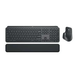 Logitech MX Keys Combo for Business Tastatur & Maus - QWERTY - Deutsch - Tastatur, Kabellos, Bluetooth/RF USB, Schere, Gra
