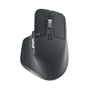 Logitech MX MASTER 3S Full-size Maus - Bluetooth - USB Typ-A - Darkfield - 7 Taste(n) - Graphit - Kabellos - wiederaufladb
