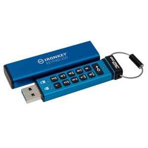 IronKey Keypad 200 IKKP200 32 GB USB 3.2 (Gen. 1) Typ A Flash-Laufwerk - XTS-AES - 145 MB/s Read Speed - 115 MB/s Write Speed