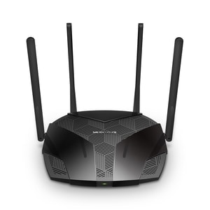 Mercusys MR80X Wi-Fi 6 IEEE 802.11 a/b/g/n/ac/ax Ethernet Wireless Router - Dual Band - 2.40 GHz ISM Band - 5 GHz UNII Ban
