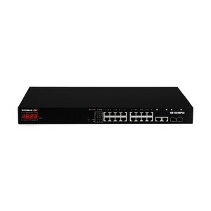 Switch Ethernet Edimax Web Smart GS-5216PLC 18 Porte Gestibile - Gigabit Ethernet - 10/100/1000Base-T, 1000Base-X - 3 Laye