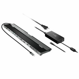 j5create JCD543P-EN 13 Port(s) USB Type C Docking Station for Display, Notebook, MacBook - Charging Capability - Memory Ca