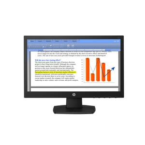 HP V194 19.0" (48.3 cm) Class WXGA LCD Monitor - 16:9 - Black - 18.5" (47 cm) Viewable - Twisted nematic (TN) - LED Backli